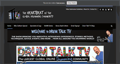 Desktop Screenshot of drumtalktv.com